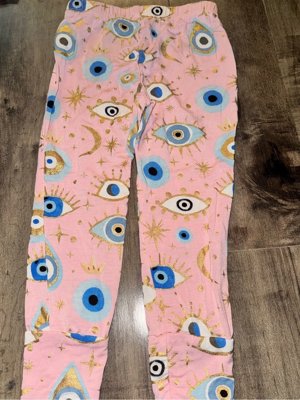 Posh Peanut Fiona Evil Eye Bamboo Pajama Set 3T/4T HTF OG print